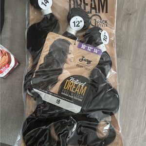 Natural Dream Remy Fiber Hair Extensions - Black